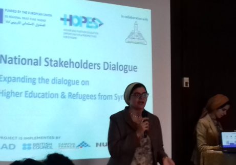 NATIONAL STAKEHOLDER DIALOGUE IN EGYPT ‘HE and the Syria Crisis: Blended Learning and Online Solutions’