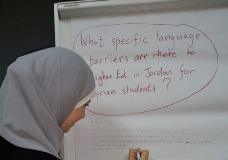 NATIONAL STAKEHOLDER DIALOGUE IN JORDAN “Language Needs of Syrians for Higher Education - Language for Resilience”
