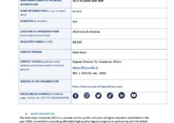 Proposal2 Arab Open University - Lebanon (AOU)